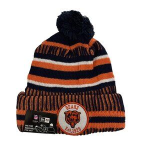 Chicago Bears GSH New Era Knit Beanie Hat Removeable Pom NFL Football Athleisure